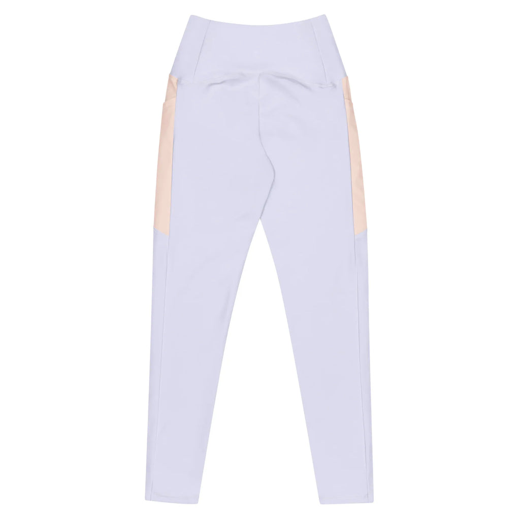 Leggings with pockets Leggings AwRans Clothing all-over-print-recycled-leggings-with-pockets-white-back-688016ff428ba