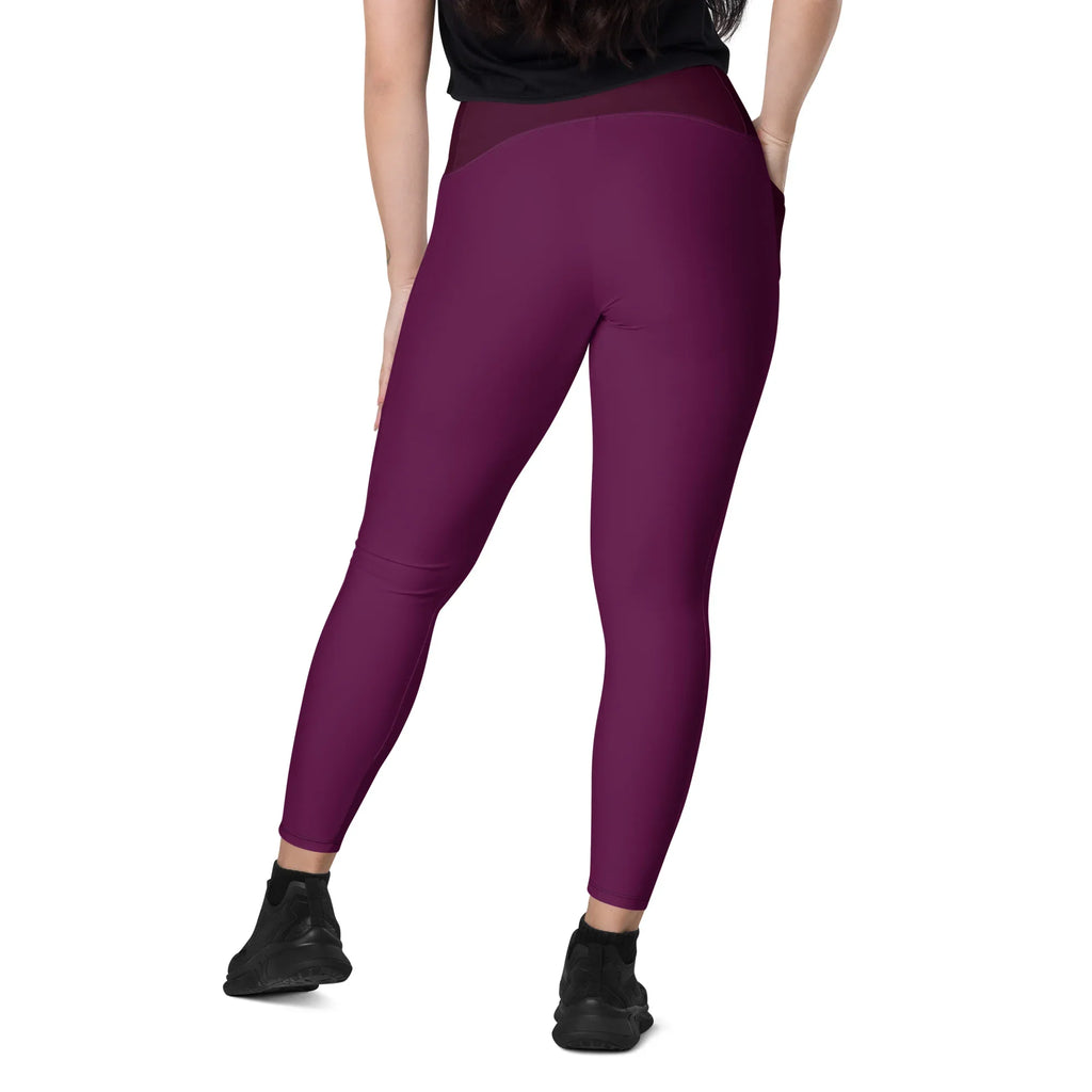 Leggings with pockets Leggings AwRans Clothing all-over-print-recycled-leggings-with-pockets-white-back-6880173ad026e