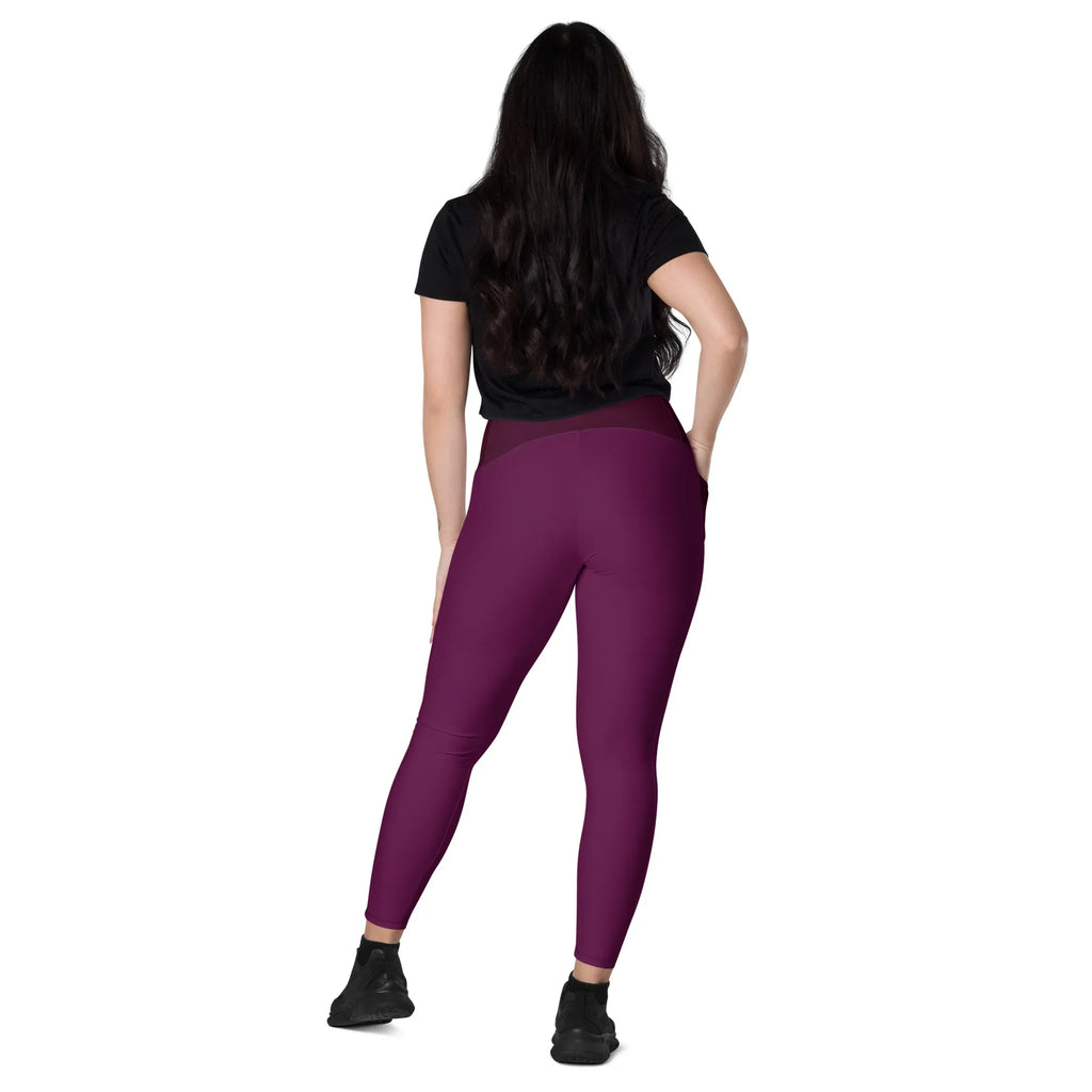 Leggings with pockets Leggings AwRans Clothing all-over-print-recycled-leggings-with-pockets-white-back-6880173ad07d9