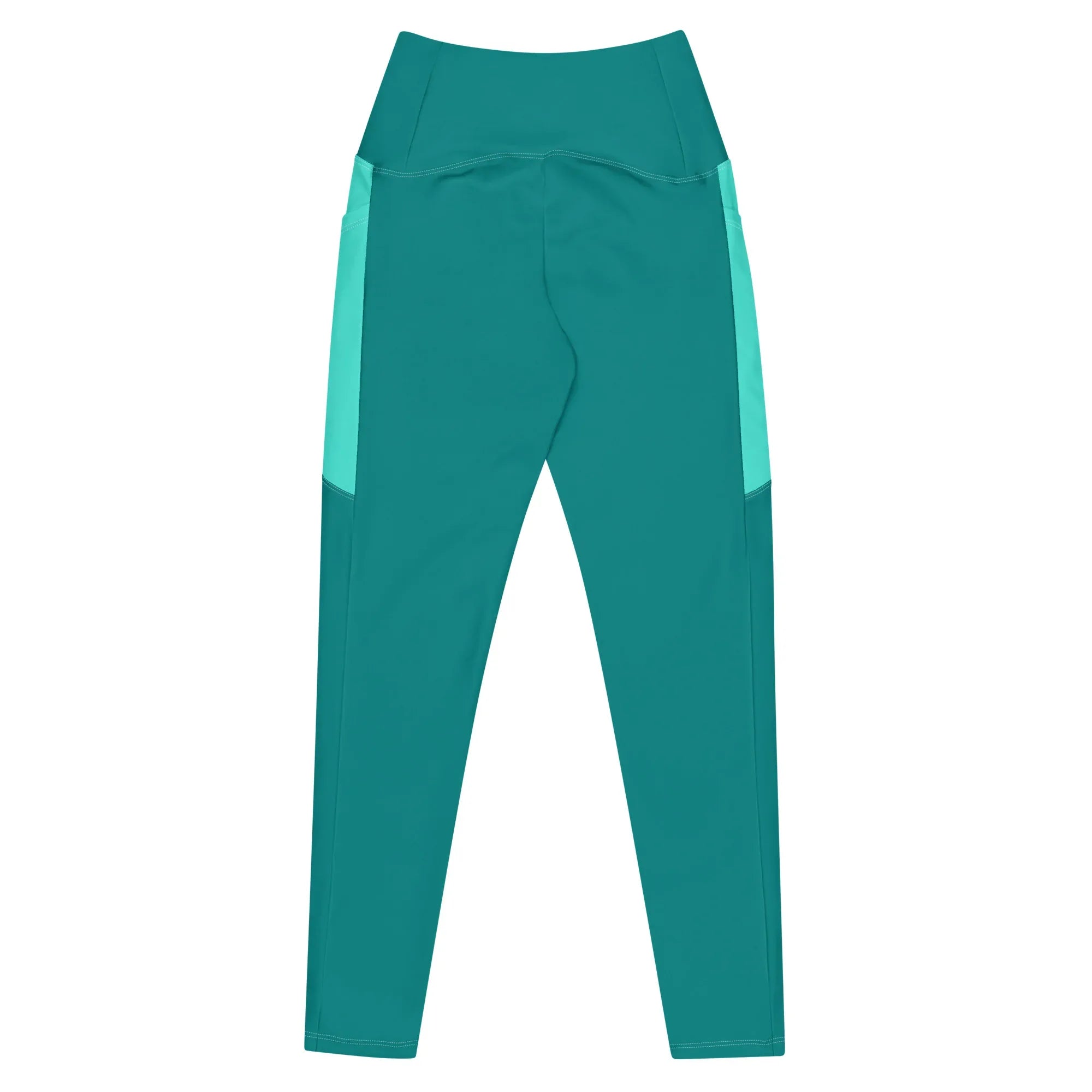 Leggings with pockets Leggings AwRans Clothing all-over-print-recycled-leggings-with-pockets-white-back-6880177637f47