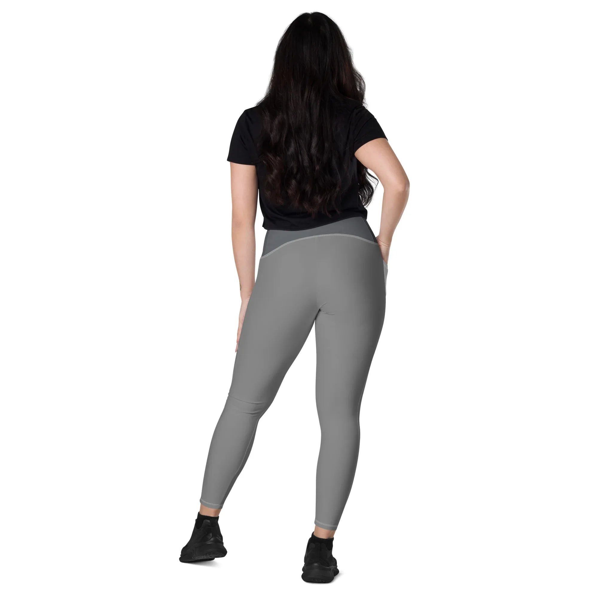 Leggings with pockets Leggings AwRans Clothing all-over-print-recycled-leggings-with-pockets-white-back-688017b1acf24