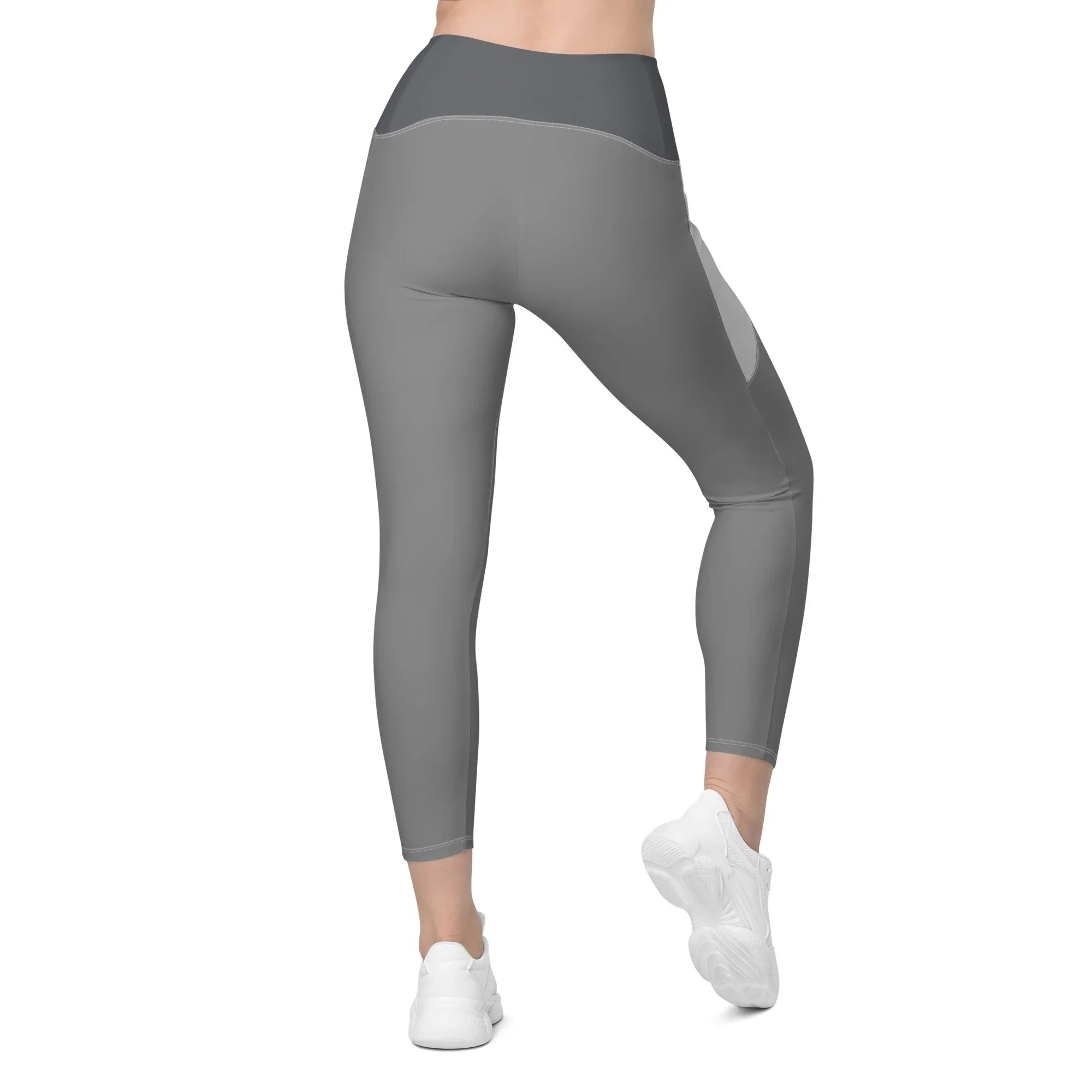 Leggings with pockets Leggings AwRans Clothing all-over-print-recycled-leggings-with-pockets-white-back-688017b1ae100