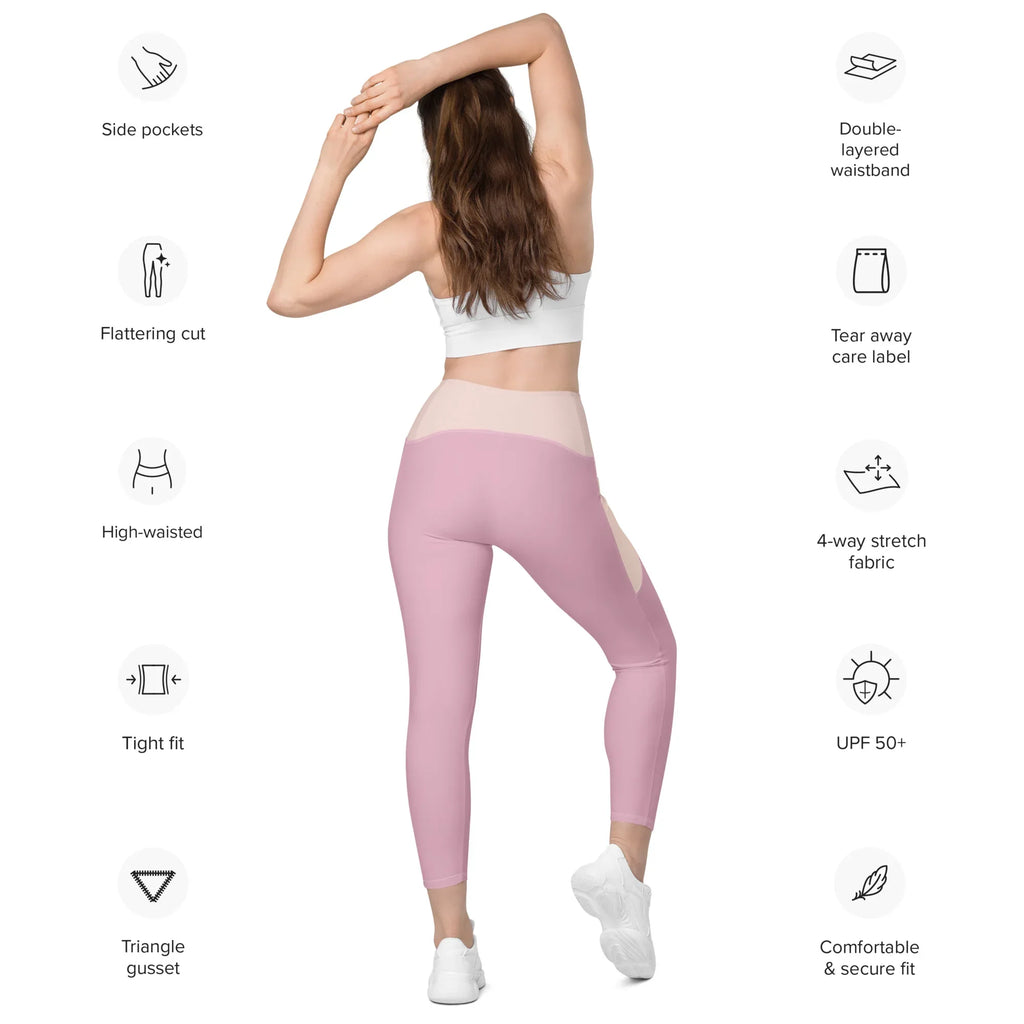 Leggings with pockets Leggings AwRans Clothing all-over-print-recycled-leggings-with-pockets-white-back-688017ecd866b