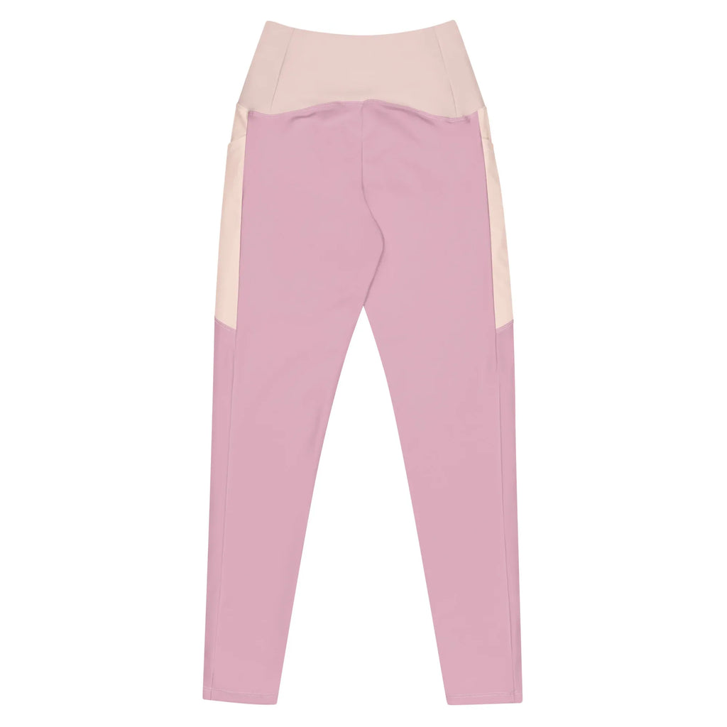 Leggings with pockets Leggings AwRans Clothing all-over-print-recycled-leggings-with-pockets-white-back-688017ecd99f4