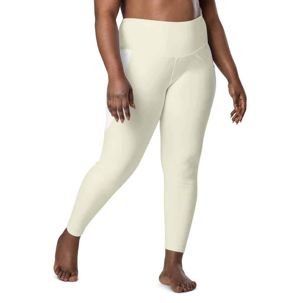 Leggings with pockets Leggings AwRans Clothing all-over-print-recycled-leggings-with-pockets-white-front-68801610ceb62