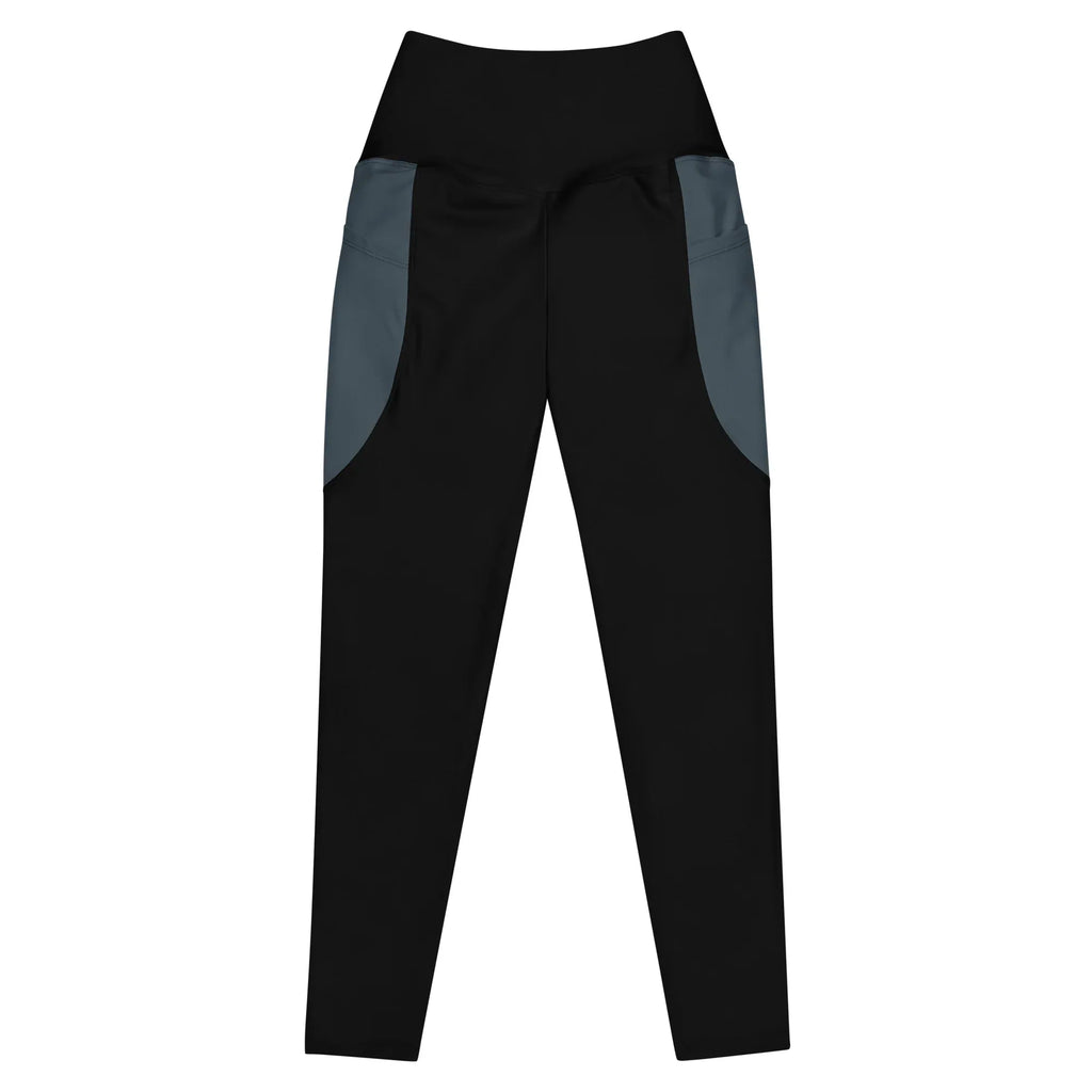 Leggings with pockets Leggings AwRans Clothing all-over-print-recycled-leggings-with-pockets-white-front-6880164c6d976