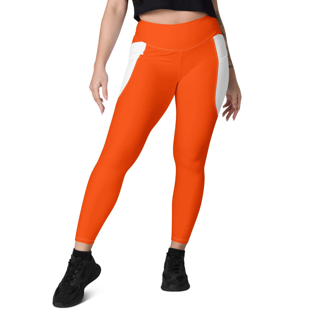 Leggings with pockets Leggings AwRans Clothing all-over-print-recycled-leggings-with-pockets-white-front-688016c27a42a