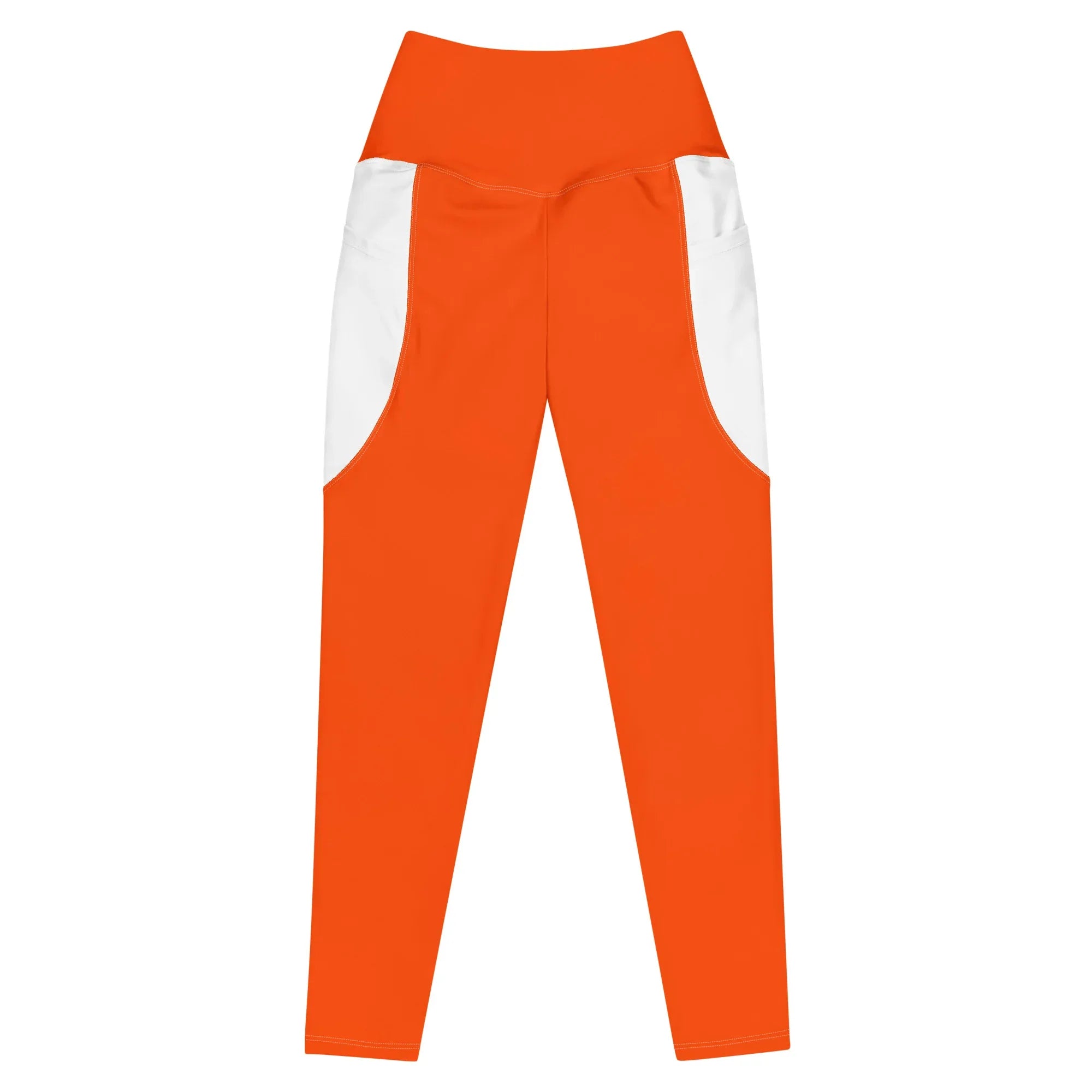 Leggings with pockets Leggings AwRans Clothing all-over-print-recycled-leggings-with-pockets-white-front-688016c27f9bd