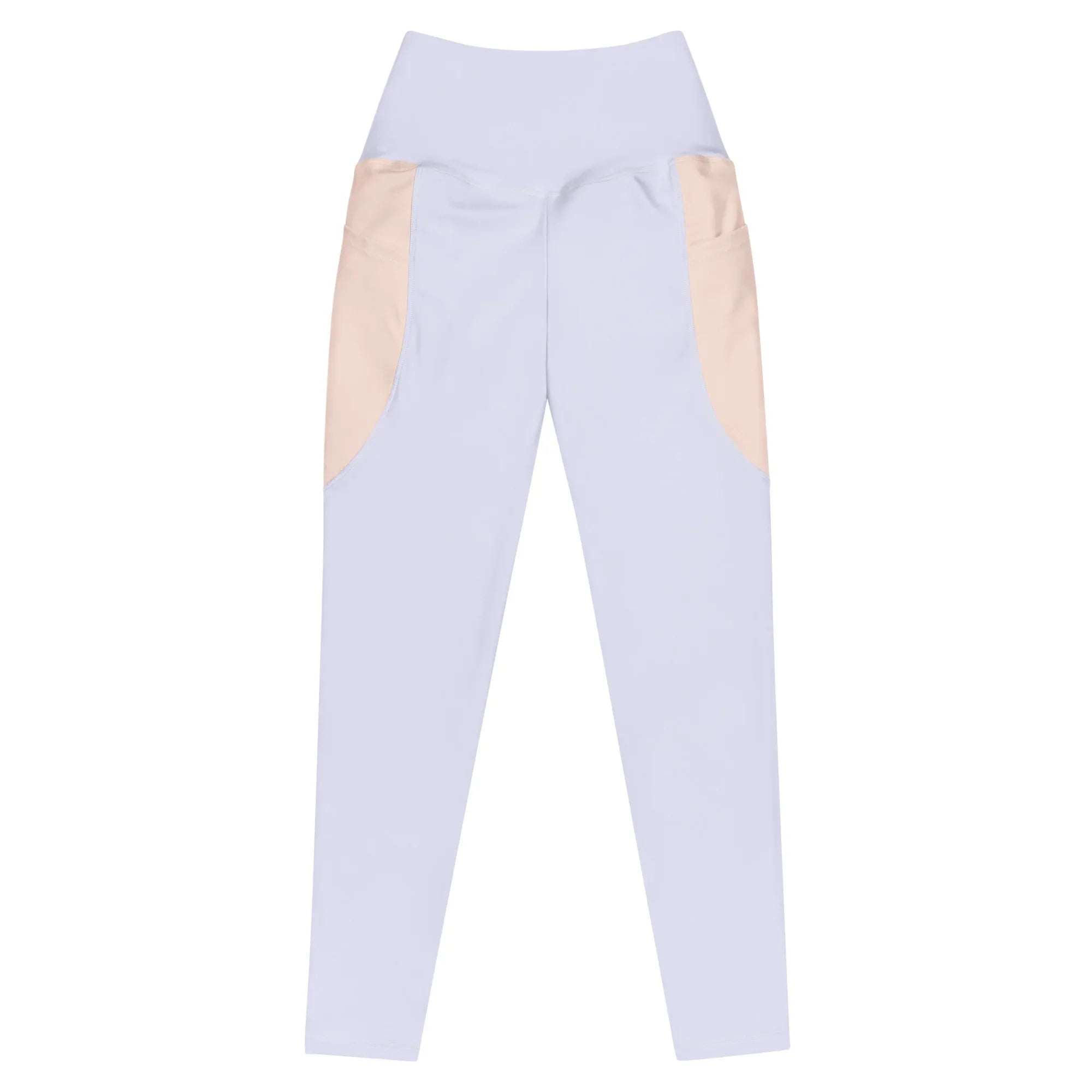 Leggings with pockets Leggings AwRans Clothing all-over-print-recycled-leggings-with-pockets-white-front-688016ff429b8