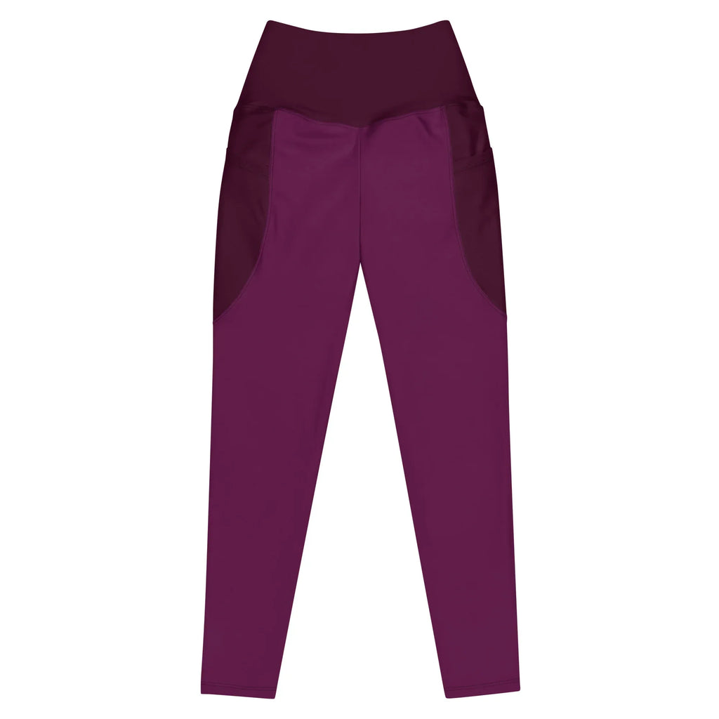 Leggings with pockets Leggings AwRans Clothing all-over-print-recycled-leggings-with-pockets-white-front-6880173ad396c