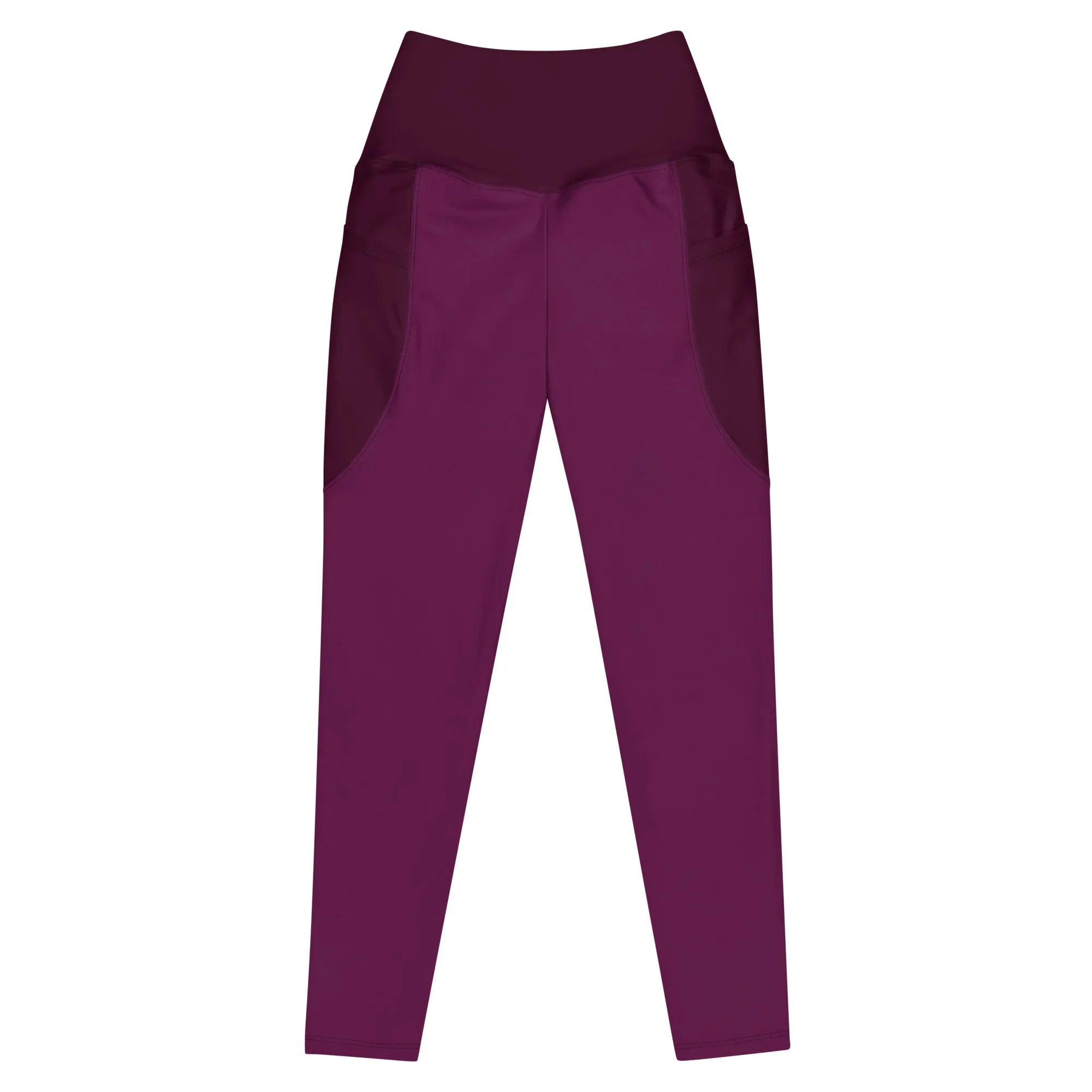 Leggings with pockets Leggings AwRans Clothing all-over-print-recycled-leggings-with-pockets-white-front-6880173ad396c