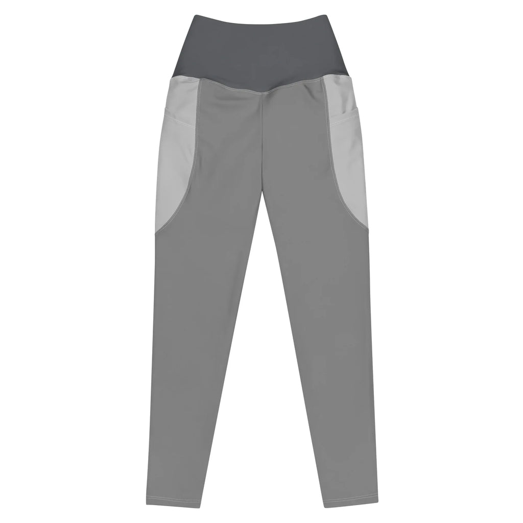 Leggings with pockets Leggings AwRans Clothing all-over-print-recycled-leggings-with-pockets-white-front-688017b1b01a0