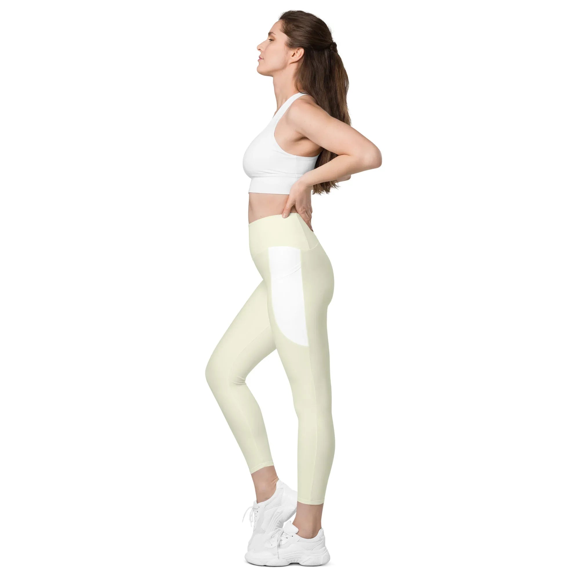 Leggings with pockets Leggings AwRans Clothing all-over-print-recycled-leggings-with-pockets-white-left-68801610cfc48
