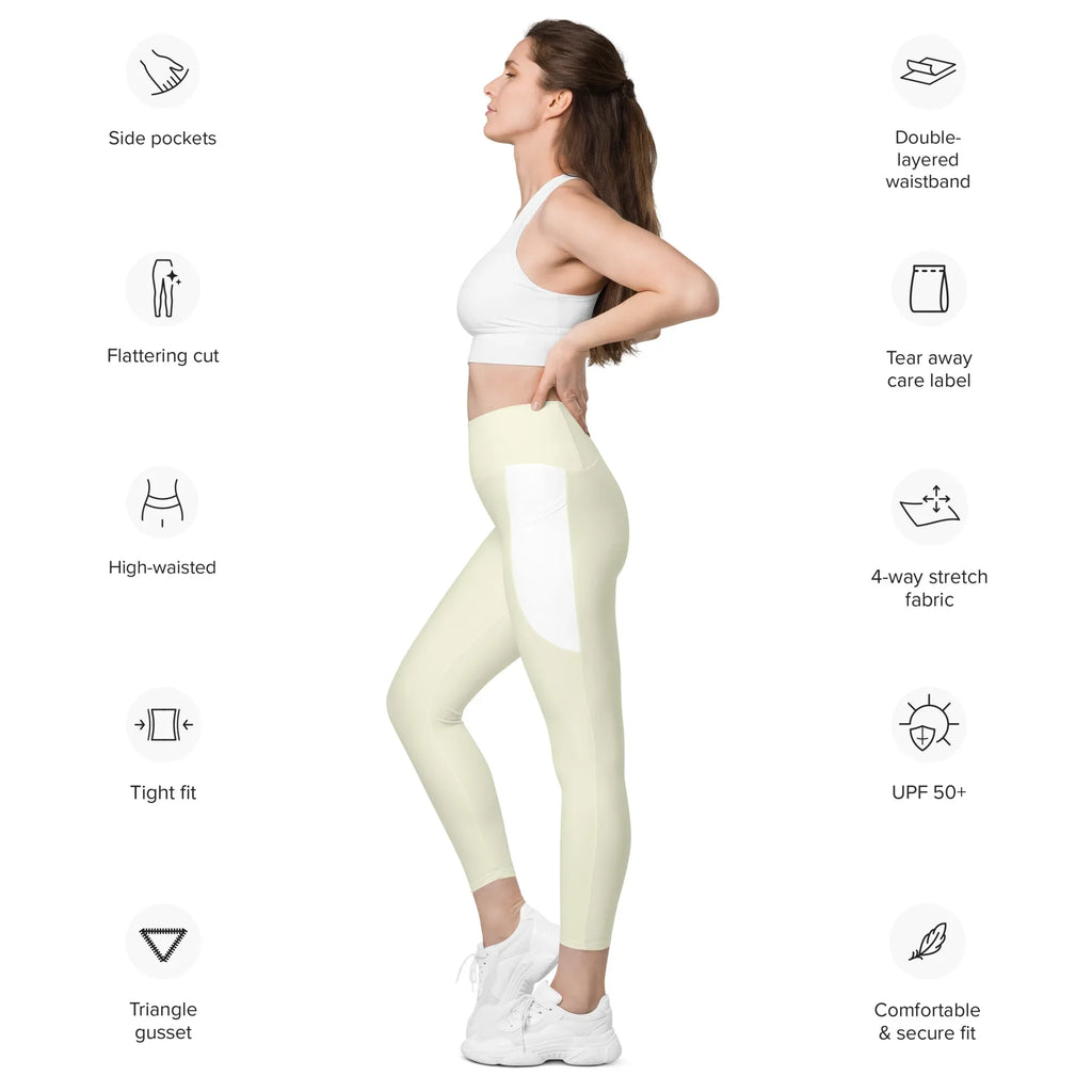 Leggings with pockets Leggings AwRans Clothing all-over-print-recycled-leggings-with-pockets-white-left-68801610d0405