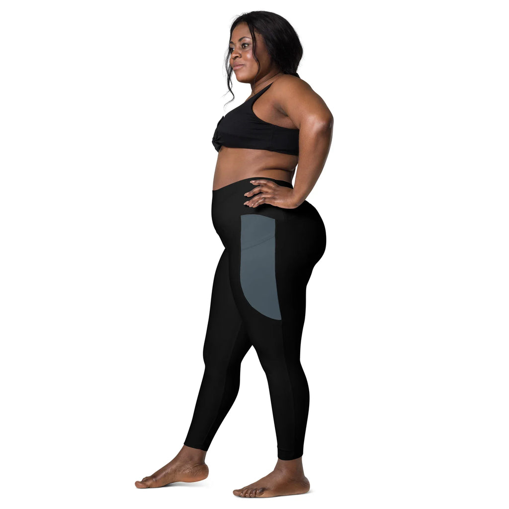 Leggings with pockets Leggings AwRans Clothing all-over-print-recycled-leggings-with-pockets-white-left-6880164c6ae20