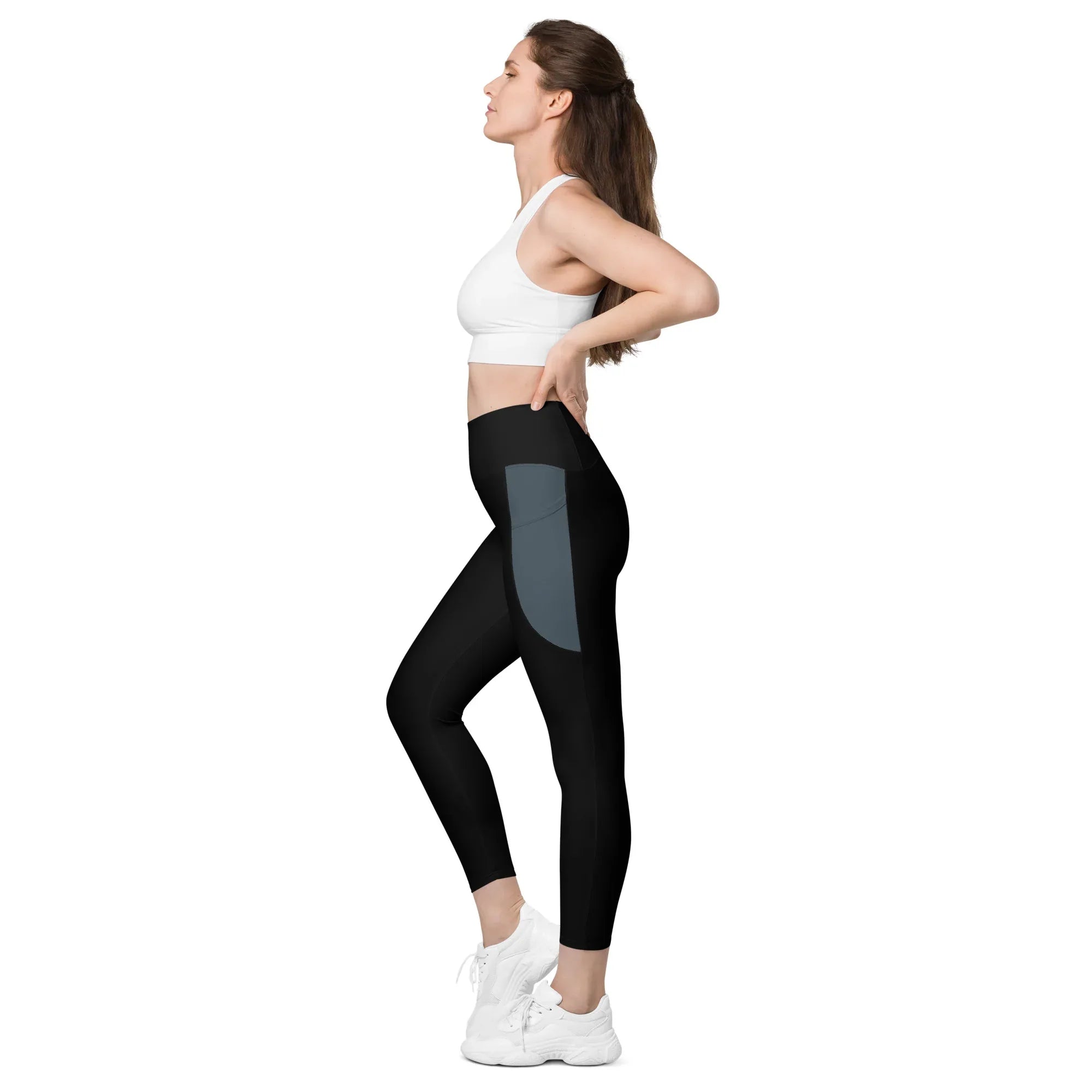 Leggings with pockets Leggings AwRans Clothing all-over-print-recycled-leggings-with-pockets-white-left-6880164c6bd5e