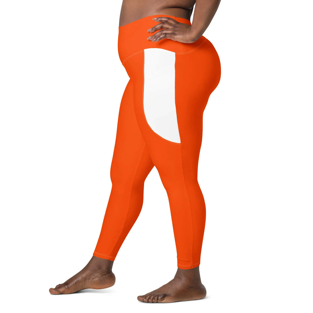 Leggings with pockets Leggings AwRans Clothing all-over-print-recycled-leggings-with-pockets-white-left-688016c27ba31