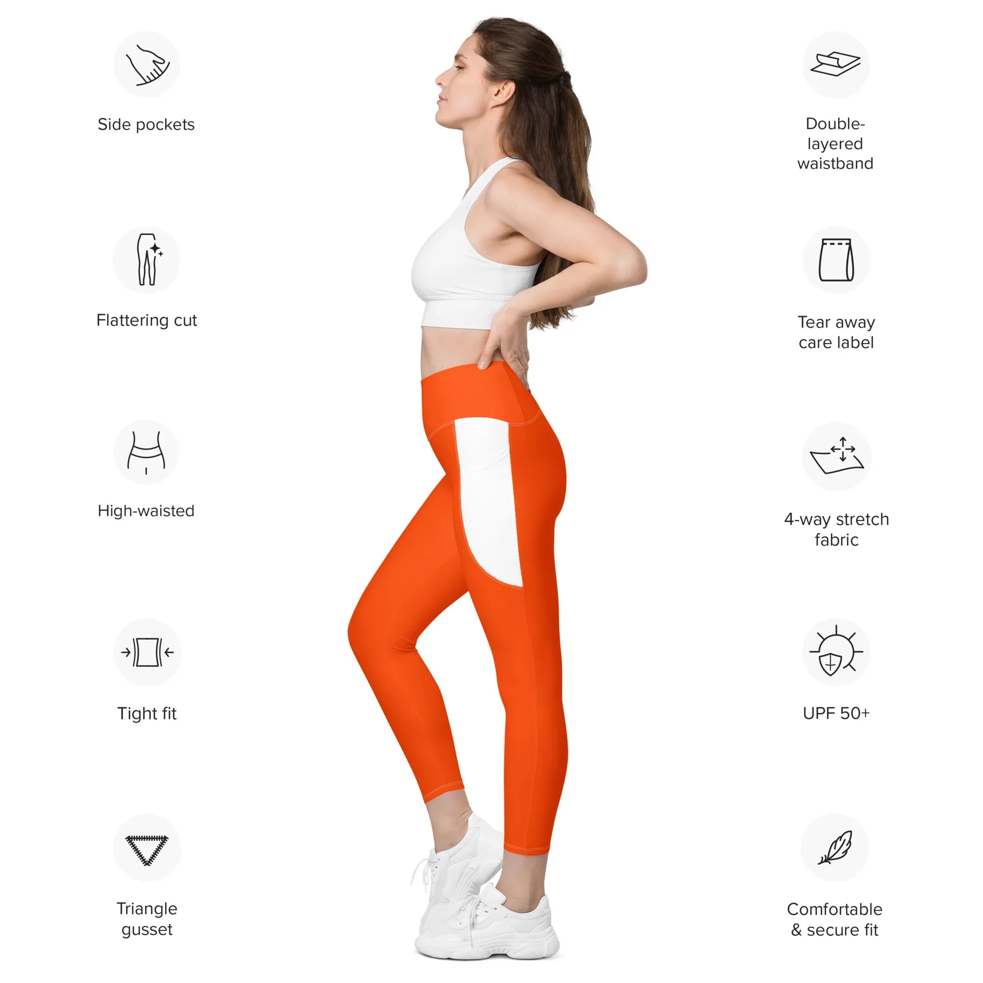 Leggings with pockets Leggings AwRans Clothing all-over-print-recycled-leggings-with-pockets-white-left-688016c27e68c
