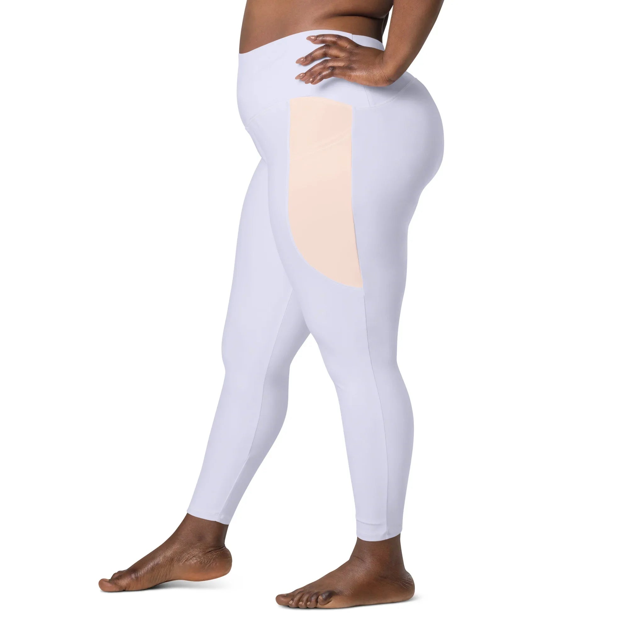 Leggings with pockets Leggings AwRans Clothing all-over-print-recycled-leggings-with-pockets-white-left-688016ff3fd1c