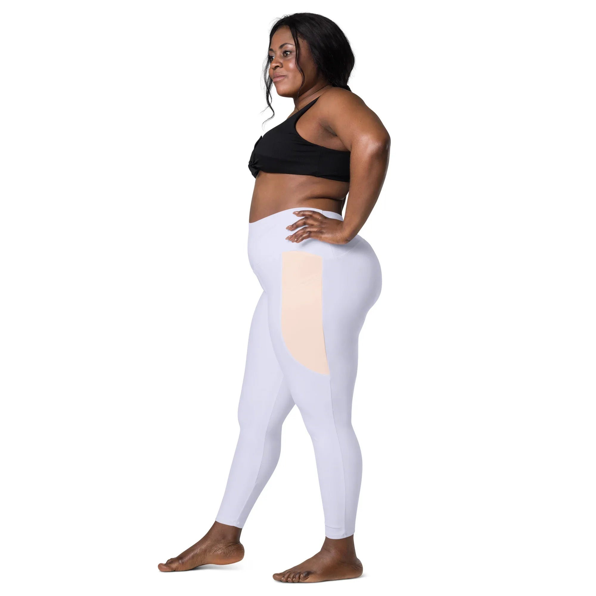 Leggings with pockets Leggings AwRans Clothing all-over-print-recycled-leggings-with-pockets-white-left-688016ff400f5