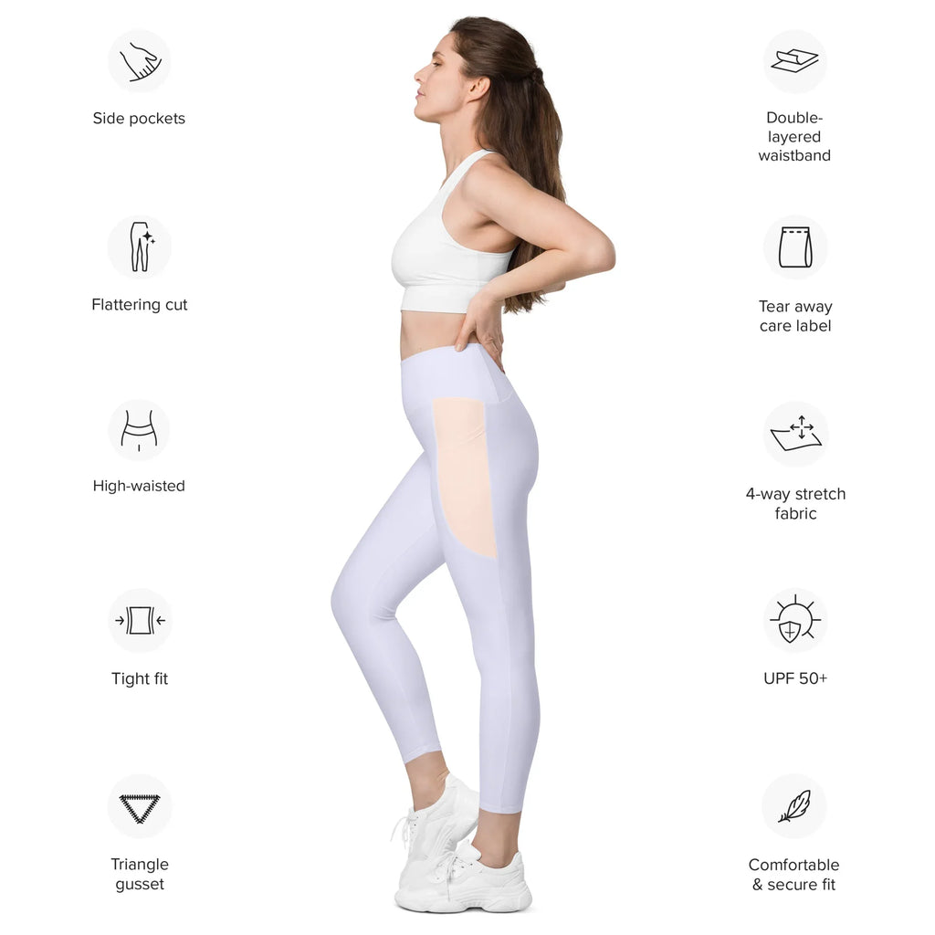 Leggings with pockets Leggings AwRans Clothing all-over-print-recycled-leggings-with-pockets-white-left-688016ff41724