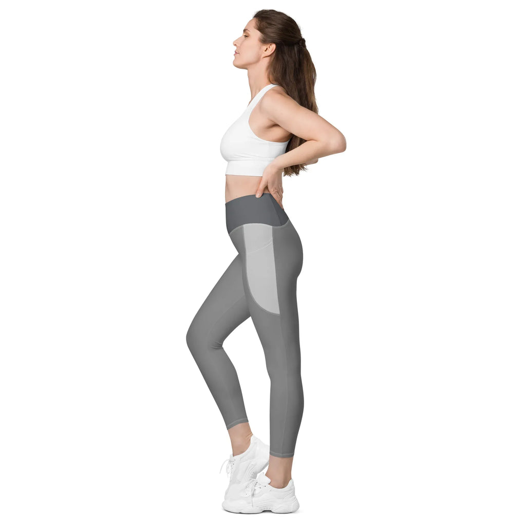 Leggings with pockets Leggings AwRans Clothing all-over-print-recycled-leggings-with-pockets-white-left-688017b1ae5a8