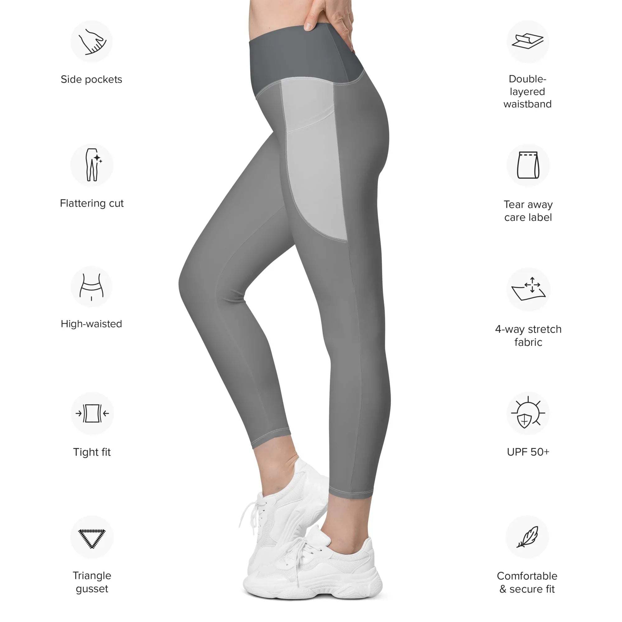 Leggings with pockets Leggings AwRans Clothing all-over-print-recycled-leggings-with-pockets-white-left-688017b1aea84