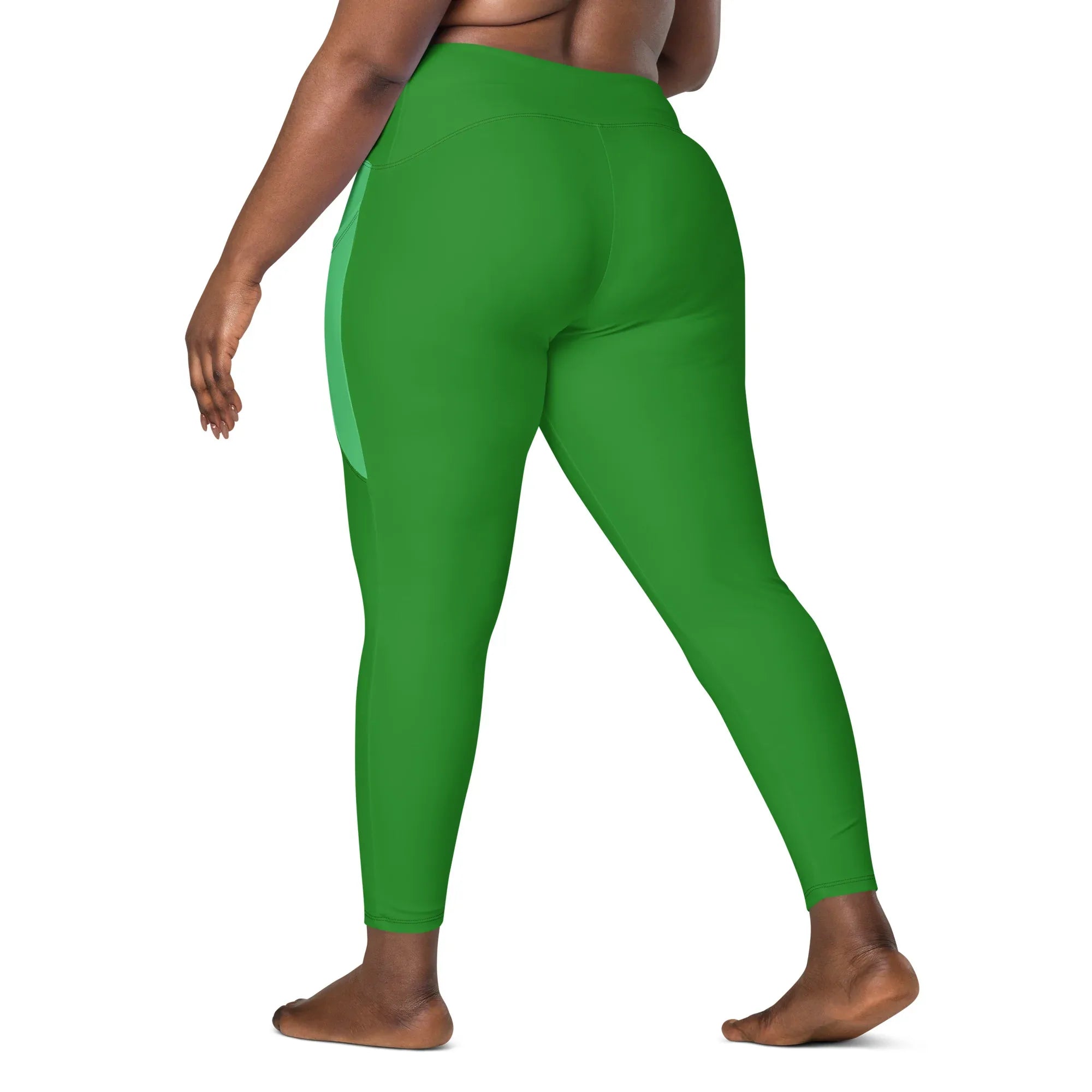 Leggings with pockets Leggings AwRans Clothing all-over-print-recycled-leggings-with-pockets-white-left-back-68801688c77db