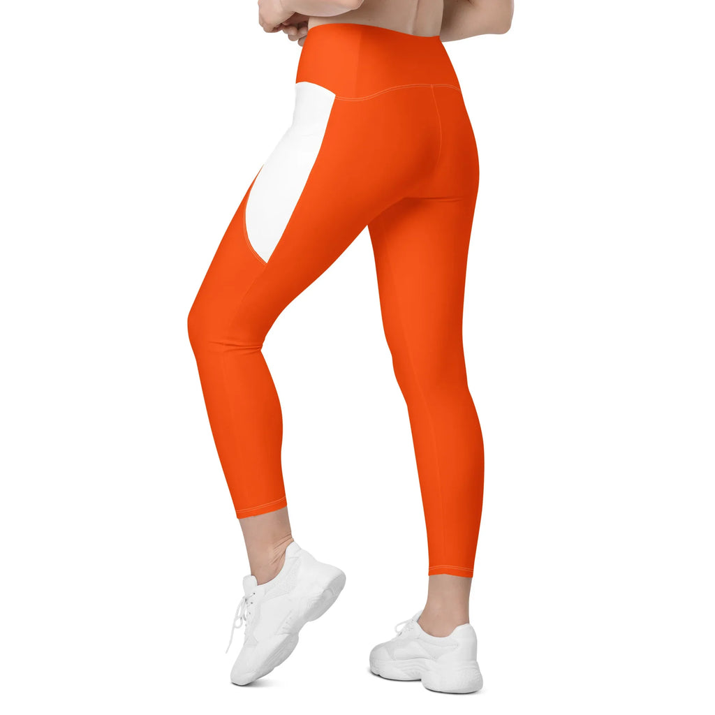 Leggings with pockets Leggings AwRans Clothing all-over-print-recycled-leggings-with-pockets-white-left-back-688016c27cef9