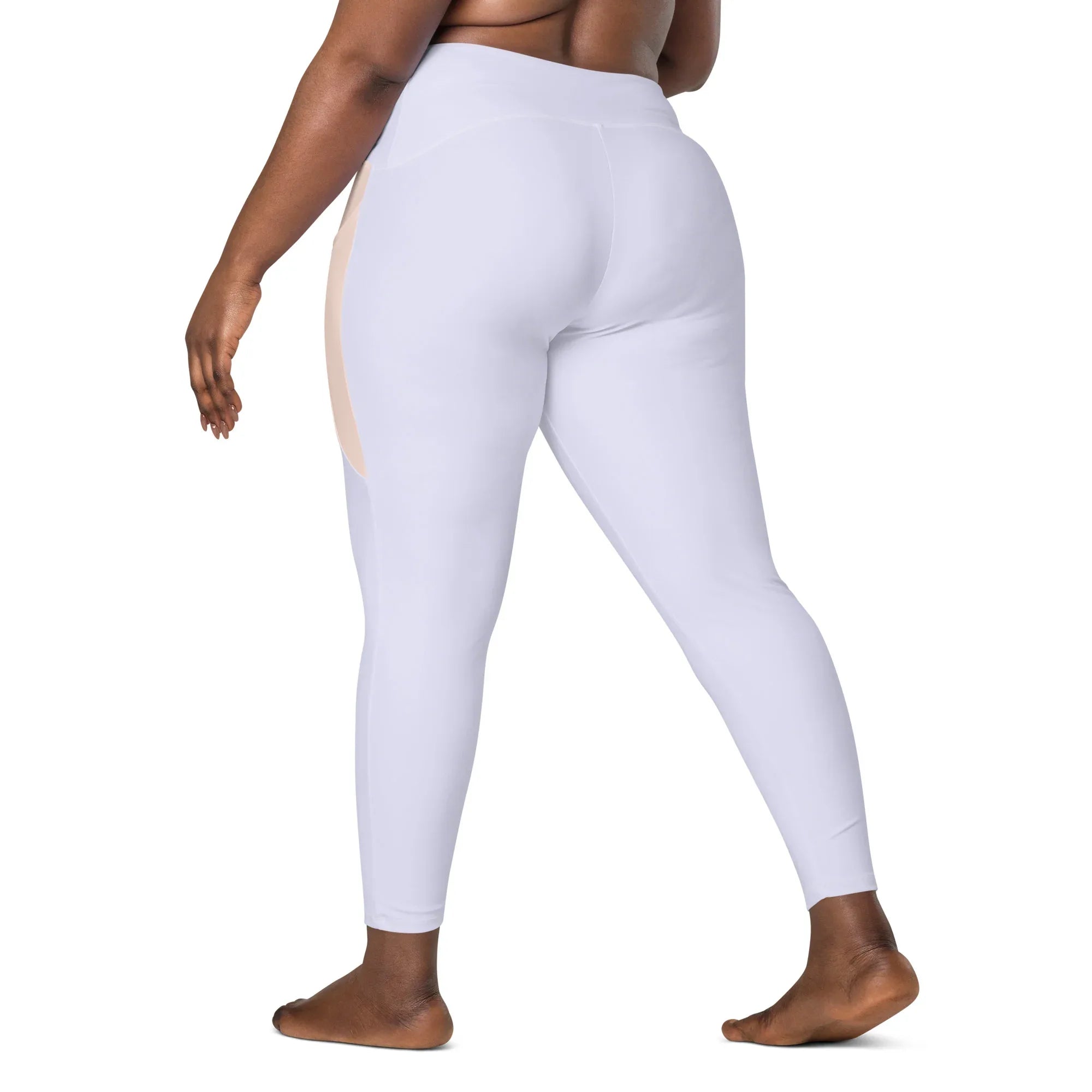 Leggings with pockets Leggings AwRans Clothing all-over-print-recycled-leggings-with-pockets-white-left-back-688016ff3fbba