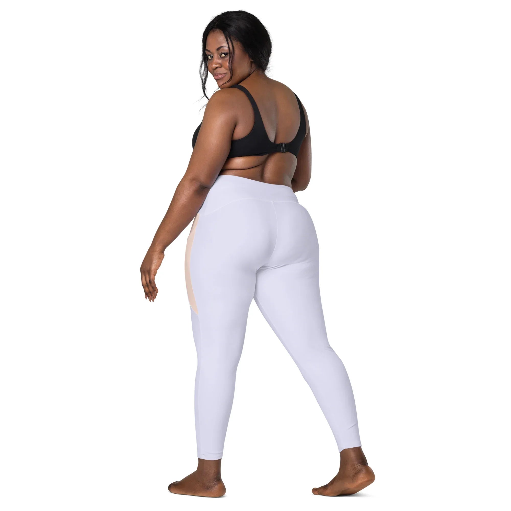 Leggings with pockets Leggings AwRans Clothing all-over-print-recycled-leggings-with-pockets-white-left-back-688016ff3ffb9