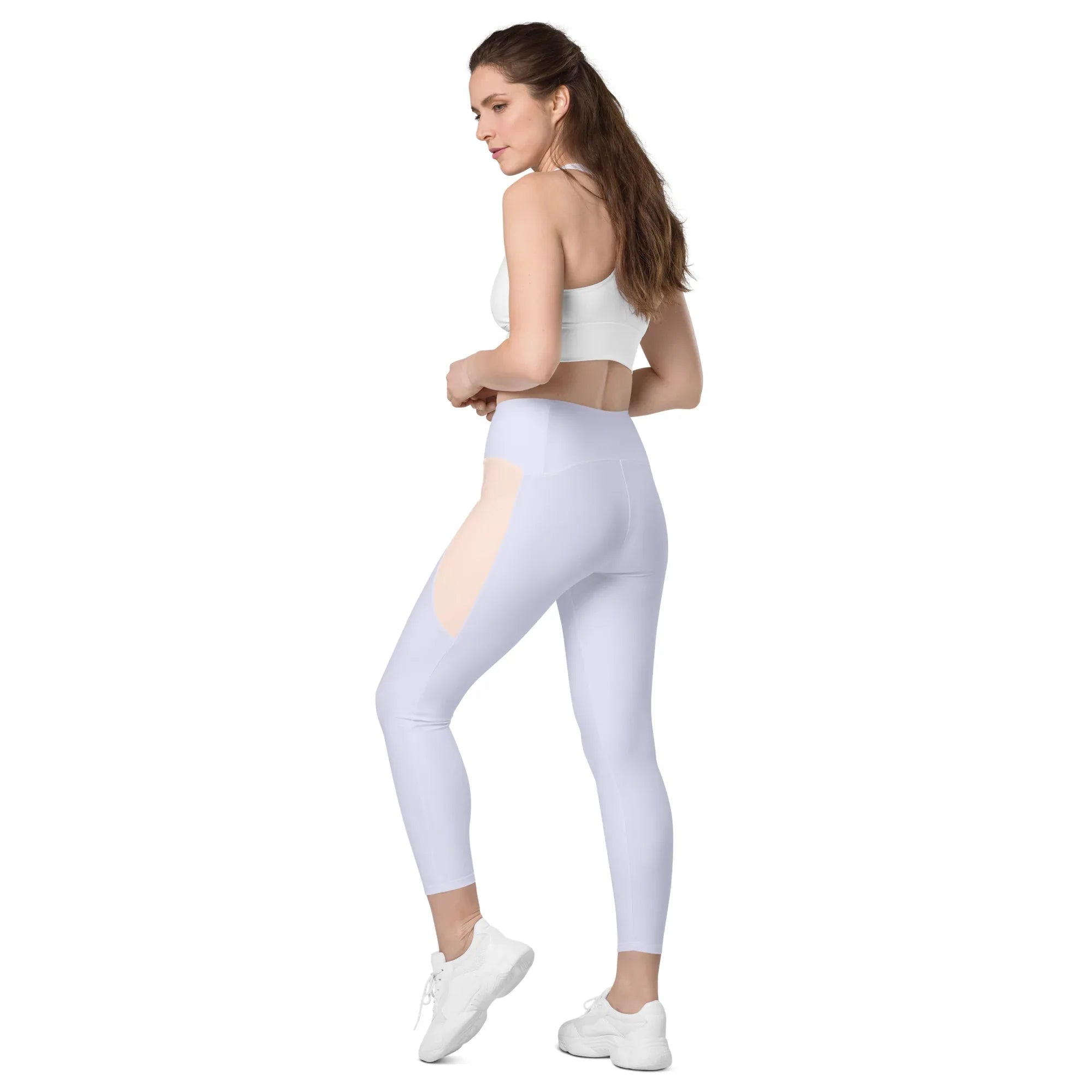 Leggings with pockets Leggings AwRans Clothing all-over-print-recycled-leggings-with-pockets-white-left-back-688016ff40e44