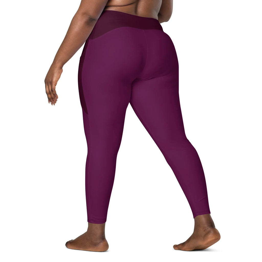 Leggings with pockets Leggings AwRans Clothing all-over-print-recycled-leggings-with-pockets-white-left-back-6880173ad0a7e