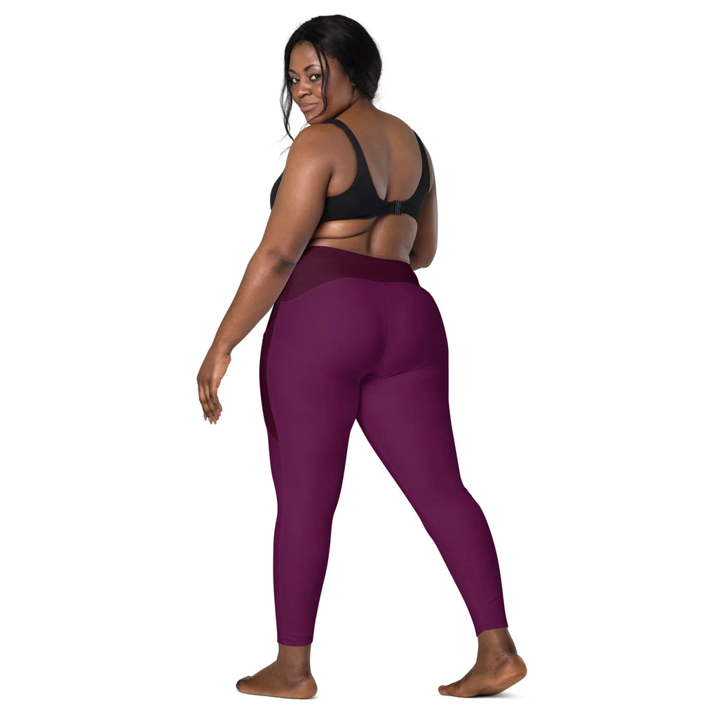 Leggings with pockets Leggings AwRans Clothing all-over-print-recycled-leggings-with-pockets-white-left-back-6880173ad0e8d