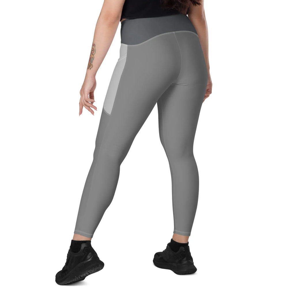 Leggings with pockets Leggings AwRans Clothing all-over-print-recycled-leggings-with-pockets-white-left-back-688017b1ac70d