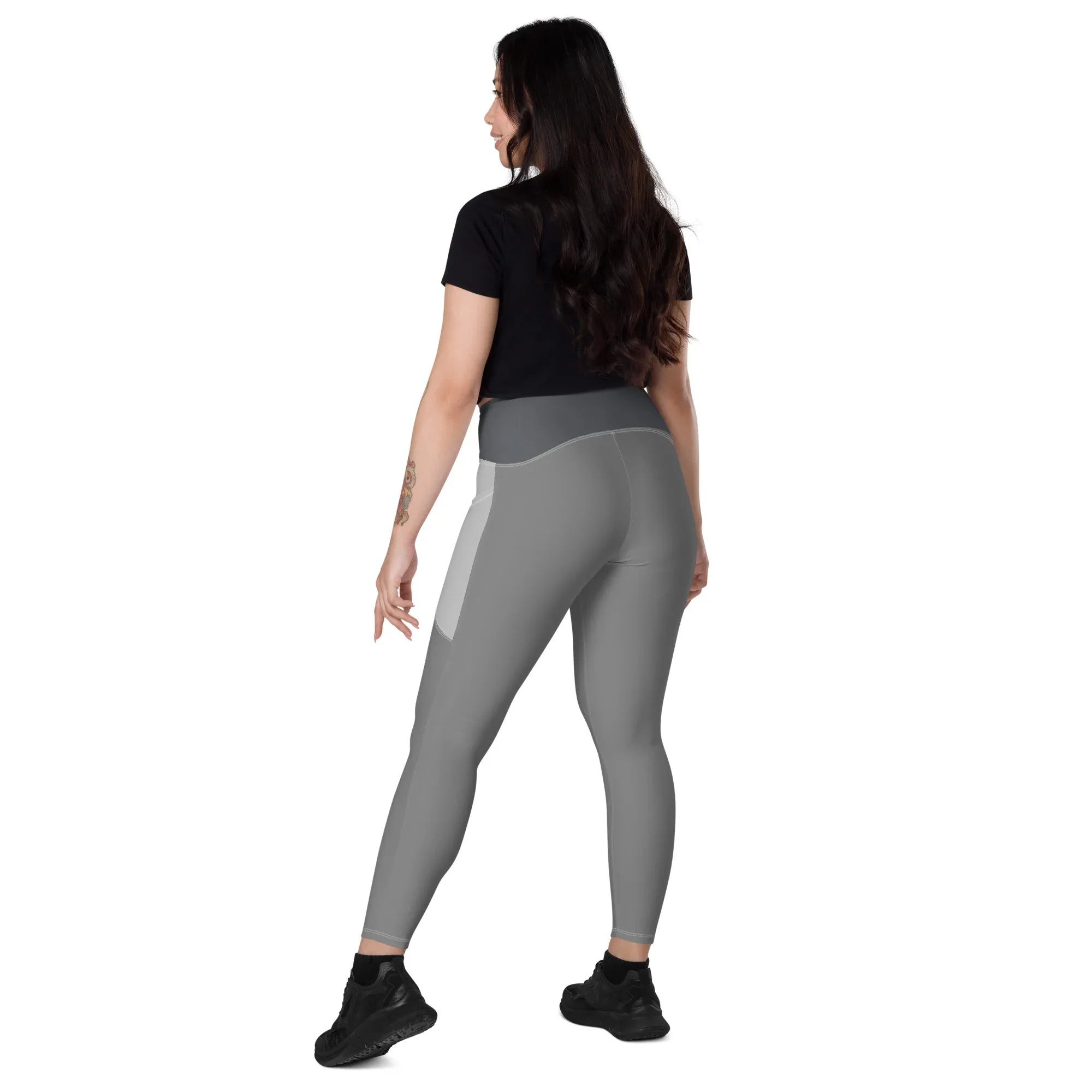 Leggings with pockets Leggings AwRans Clothing all-over-print-recycled-leggings-with-pockets-white-left-back-688017b1acc7c