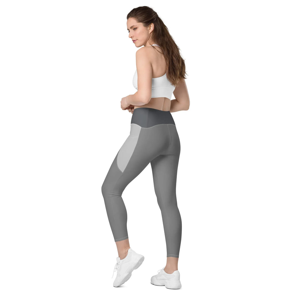 Leggings with pockets Leggings AwRans Clothing all-over-print-recycled-leggings-with-pockets-white-left-back-688017b1ae489