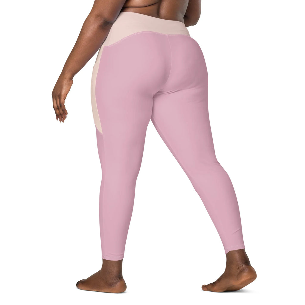 Leggings with pockets Leggings AwRans Clothing all-over-print-recycled-leggings-with-pockets-white-left-back-688017ecd63aa