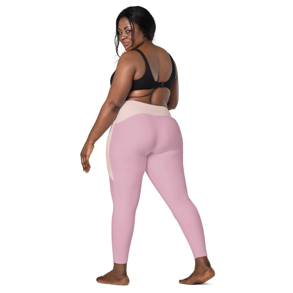 Leggings with pockets Leggings AwRans Clothing all-over-print-recycled-leggings-with-pockets-white-left-back-688017ecd681c