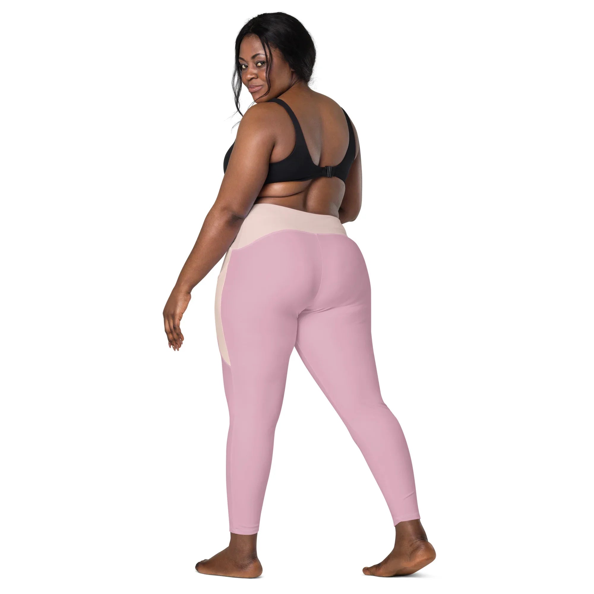Leggings with pockets Leggings AwRans Clothing all-over-print-recycled-leggings-with-pockets-white-left-back-688017ecd681c