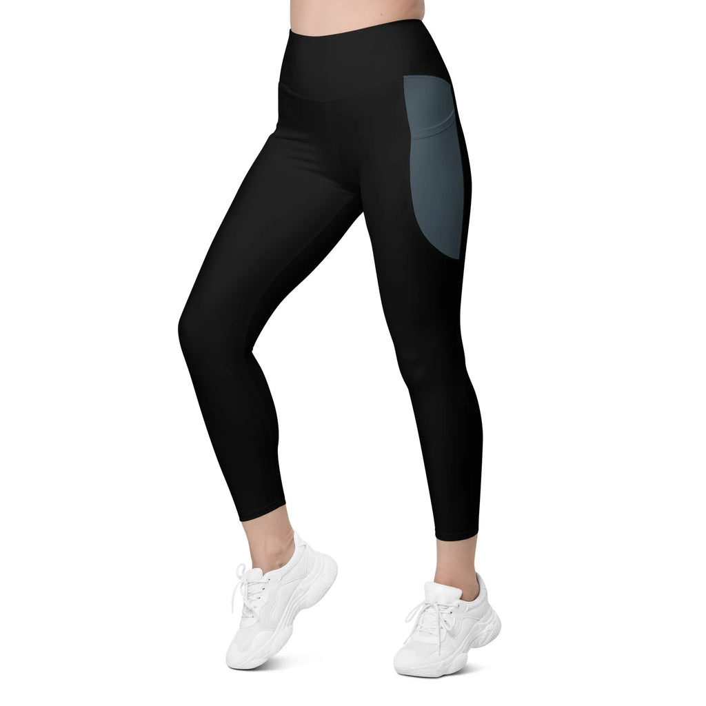 Leggings with pockets Leggings AwRans Clothing all-over-print-recycled-leggings-with-pockets-white-left-front-6880164c6b36a