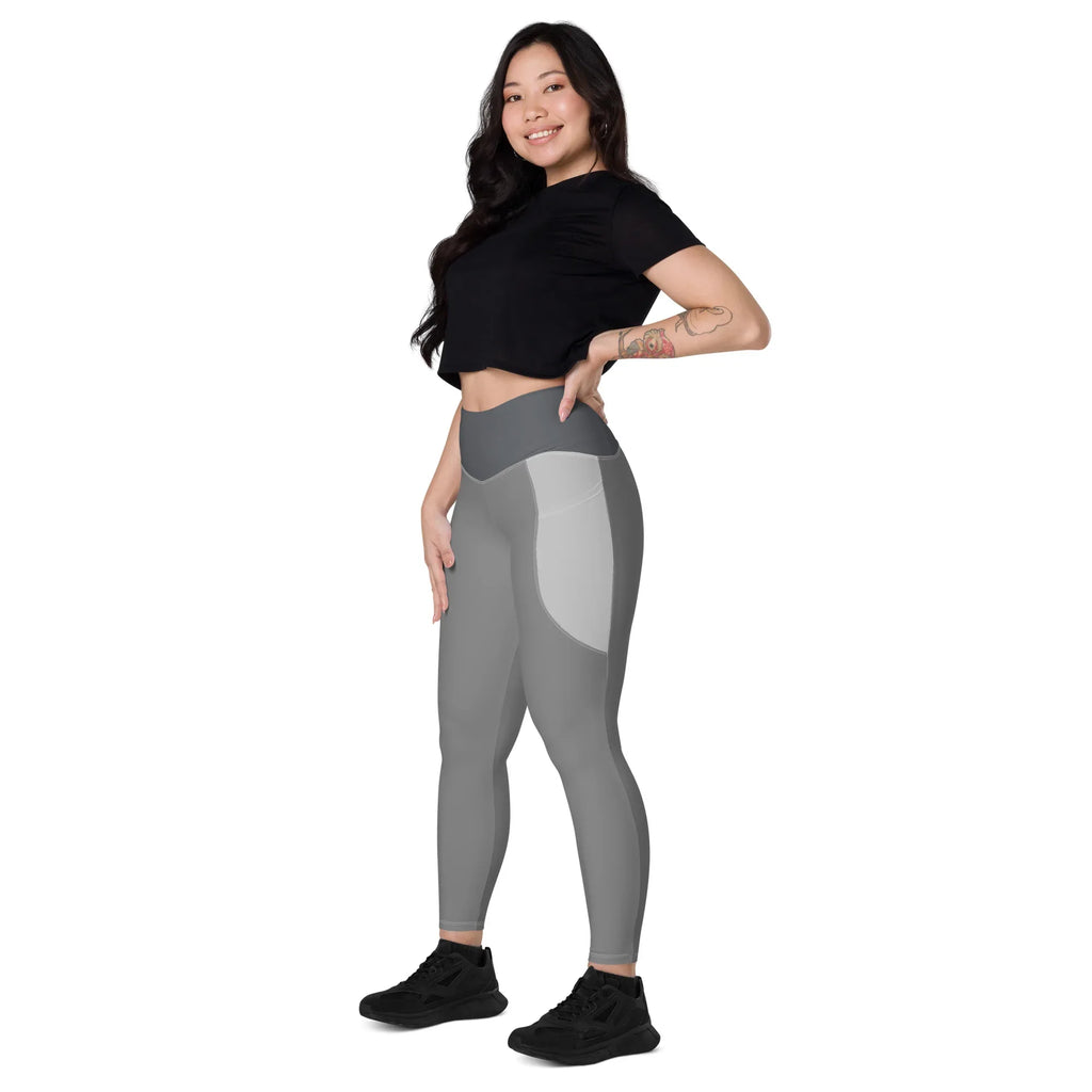 Leggings with pockets Leggings AwRans Clothing all-over-print-recycled-leggings-with-pockets-white-left-front-688017b1acb2c