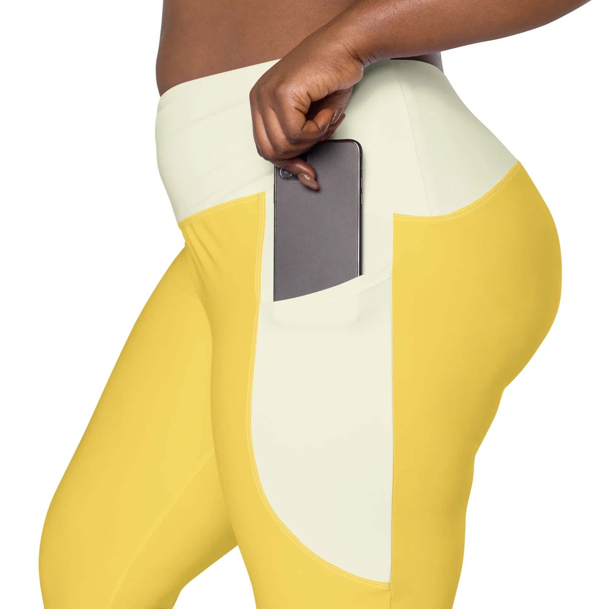 Leggings with pockets Leggings AwRans Clothing all-over-print-recycled-leggings-with-pockets-white-product-details-2-688015d592514