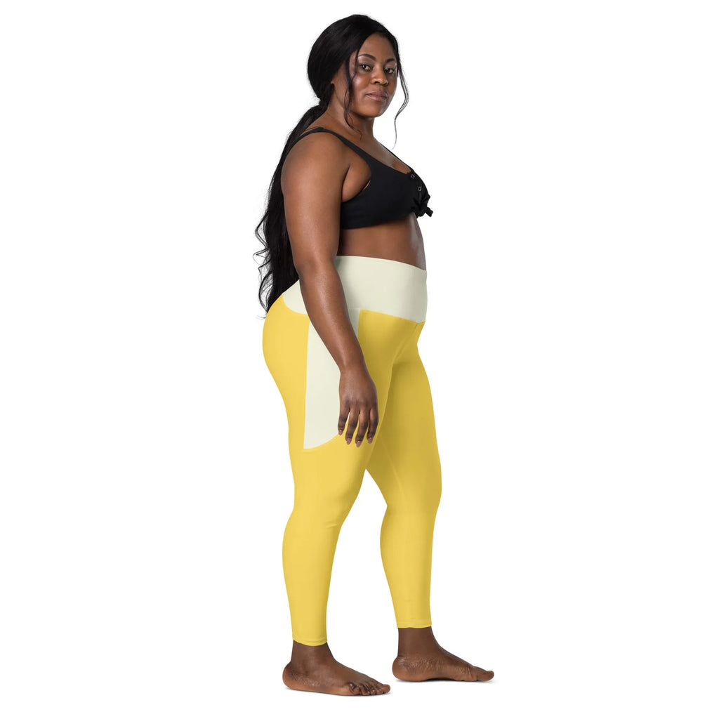 Leggings with pockets Leggings AwRans Clothing all-over-print-recycled-leggings-with-pockets-white-right-688015d592da4