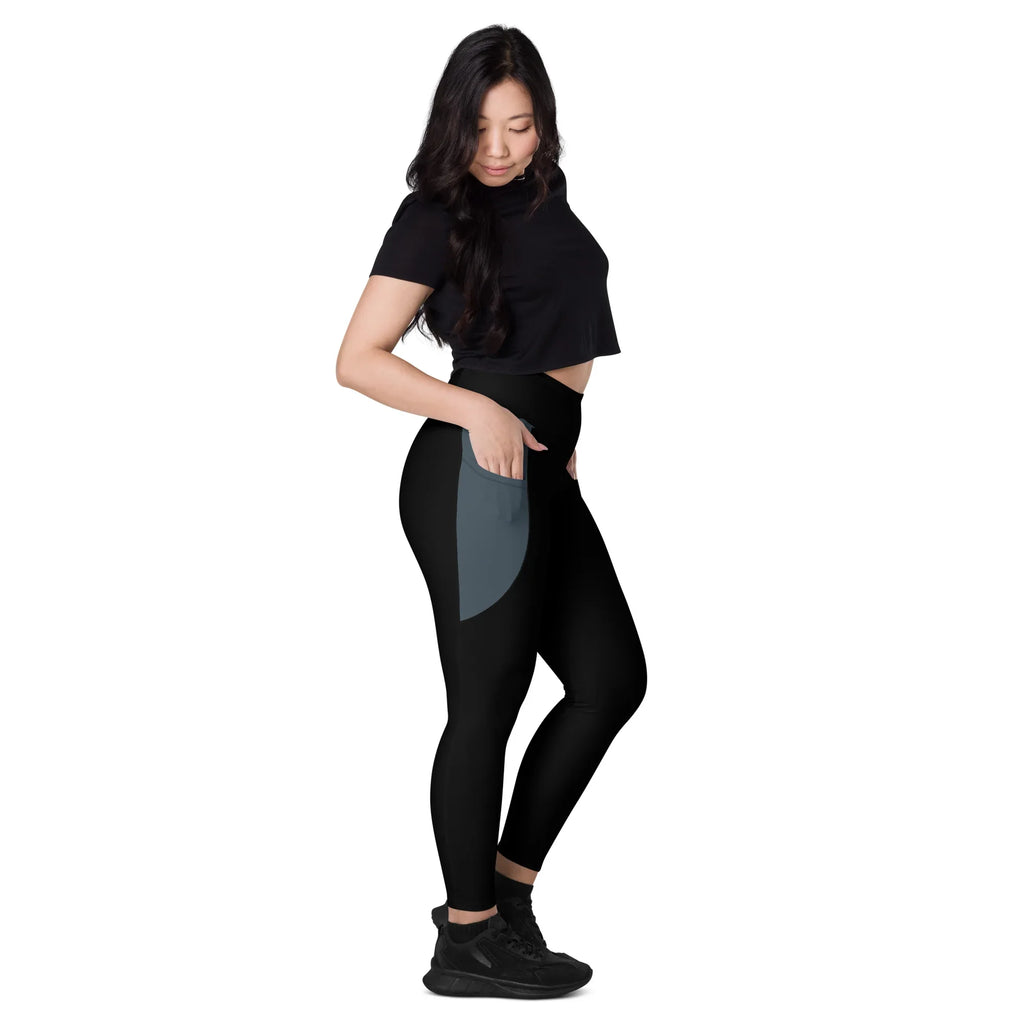 Leggings with pockets Leggings AwRans Clothing all-over-print-recycled-leggings-with-pockets-white-right-6880164c6ce89