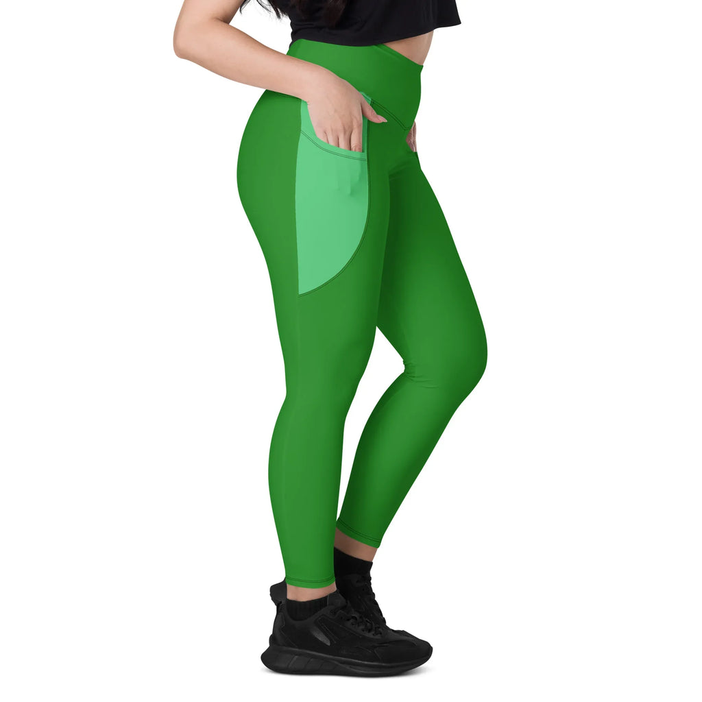 Leggings with pockets Leggings AwRans Clothing all-over-print-recycled-leggings-with-pockets-white-right-68801688ca028