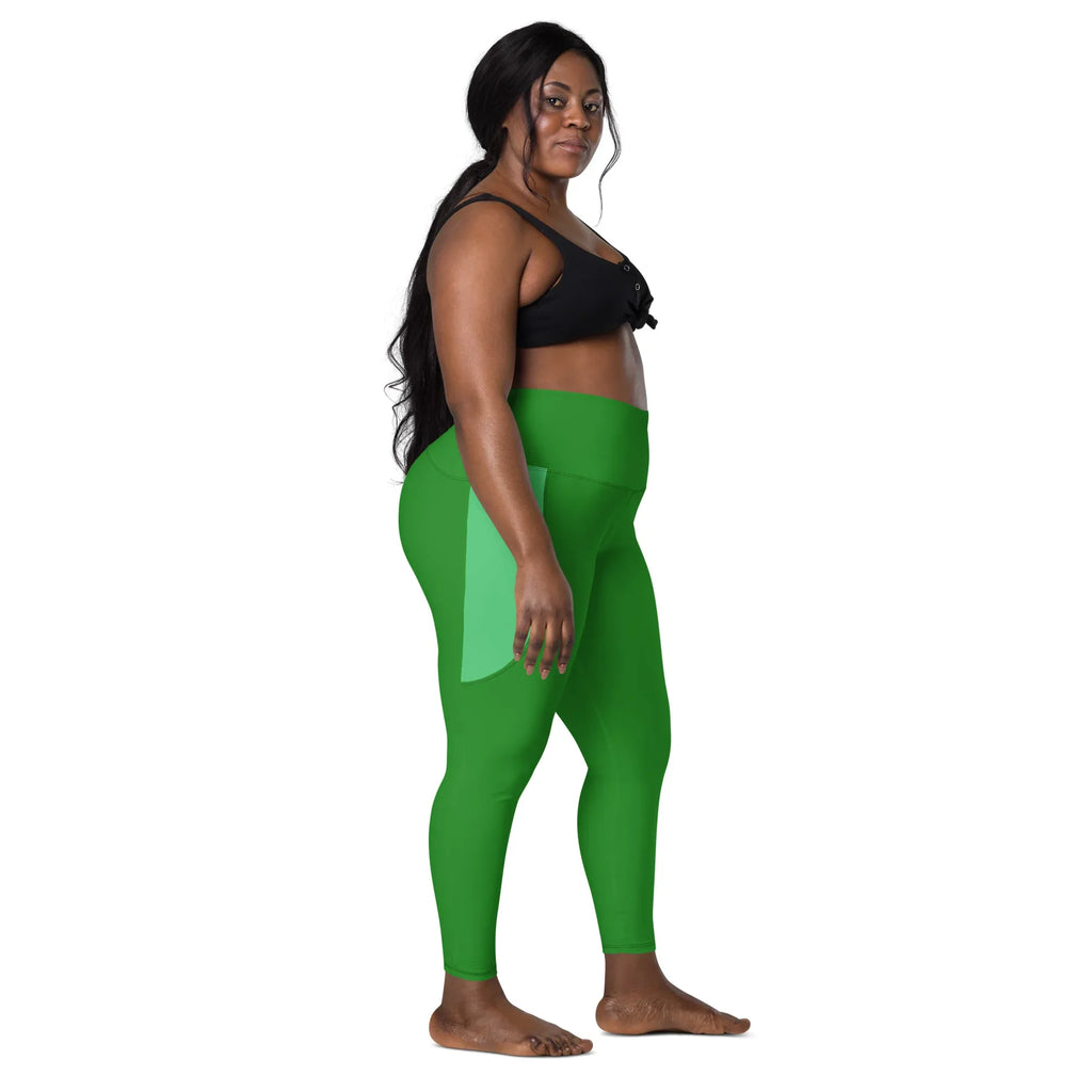 Leggings with pockets Leggings AwRans Clothing all-over-print-recycled-leggings-with-pockets-white-right-68801688ca4e6