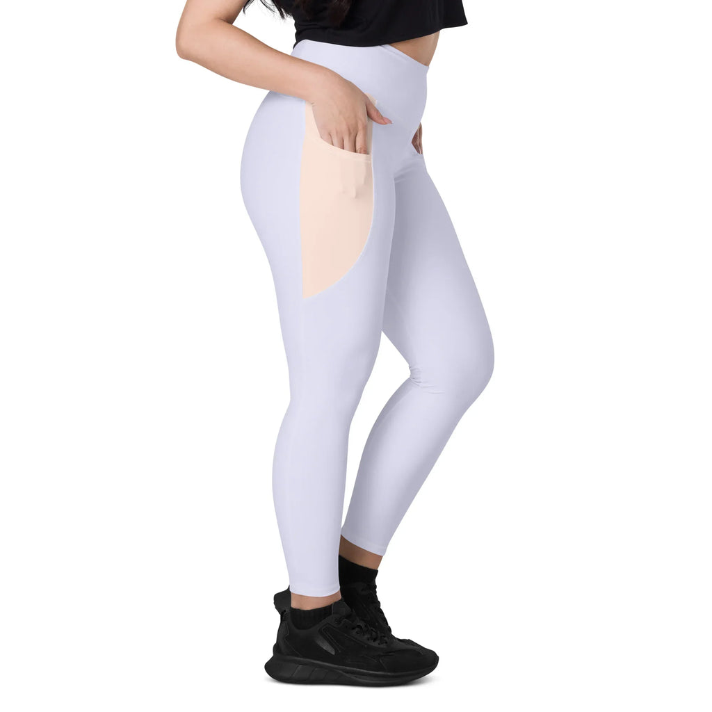 Leggings with pockets Leggings AwRans Clothing all-over-print-recycled-leggings-with-pockets-white-right-688016ff41e62