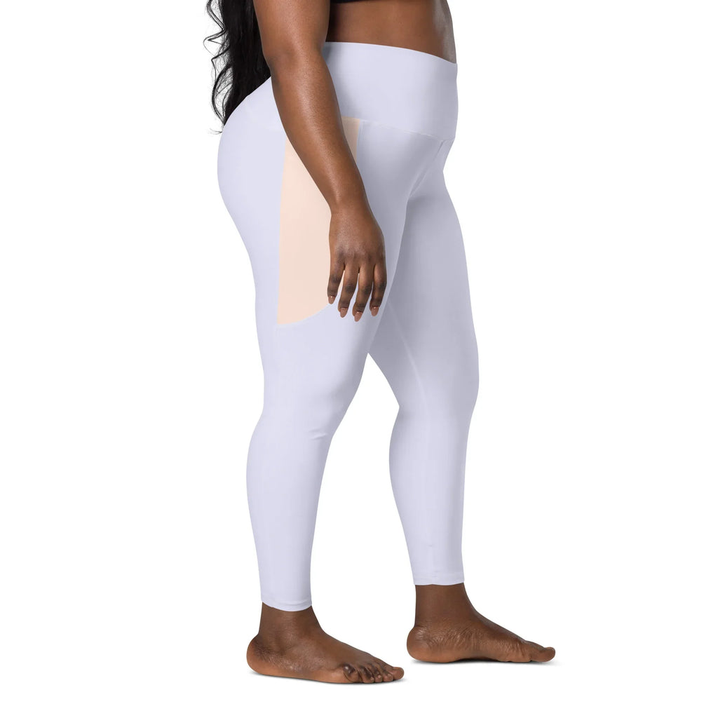Leggings with pockets Leggings AwRans Clothing all-over-print-recycled-leggings-with-pockets-white-right-688016ff42144