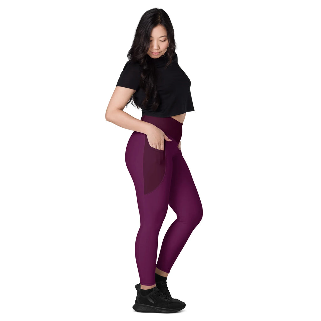 Leggings with pockets Leggings AwRans Clothing all-over-print-recycled-leggings-with-pockets-white-right-6880173ad2f0b